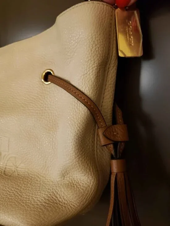 Coach Andy Crossbody Purse Horse & Carriage Logo Pebbled Leather - Picture 7 of 10